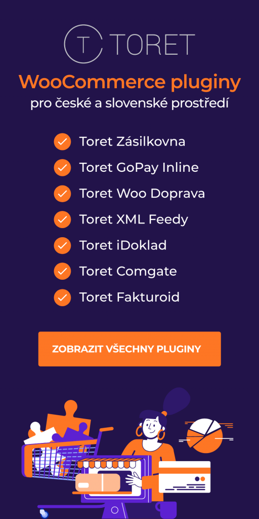 Toret - pluginy pro české a slovenské prostředí ve WooCommerce