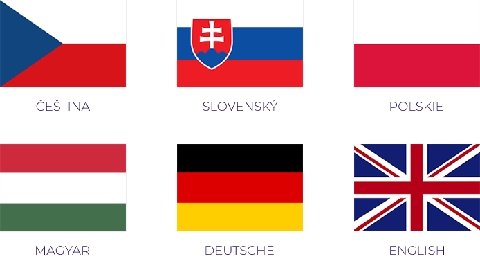 Toret GLS - Přeloženo do 6 jazyků