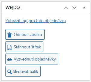 Toret WEDO - Box s akcemi objednávky Toret WEDO - Box s akcemi objednávky
