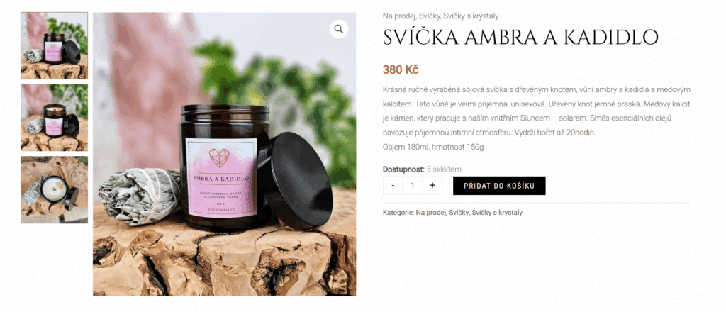 Kvalitní produktové fotografie v zobrazení produktu