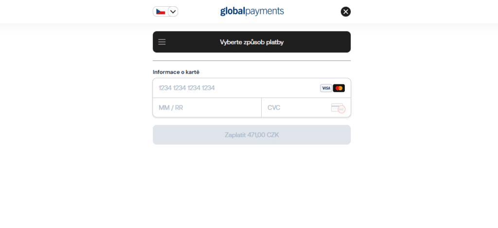 Platební brána GP webpay