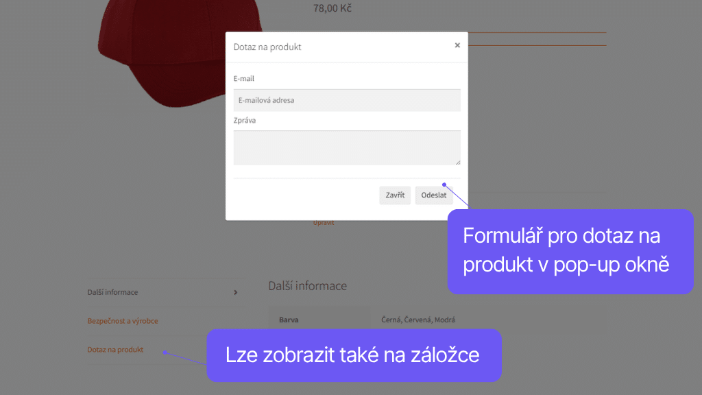 Plugin Toret Toolkit pro WooCommerce - funkce pro produkt (4)