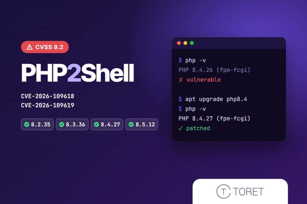 Kritická zranitelnost PHP2Shell a opravené verze PHP 8.2.35, 8.3.36, 8.4.27 a 8.5.12
